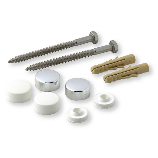 WC set 6X70 A2 +wit kapje (massieve ondergrond)